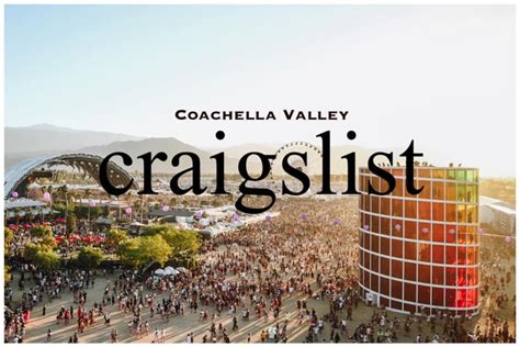 Coachella valley craigslist - 